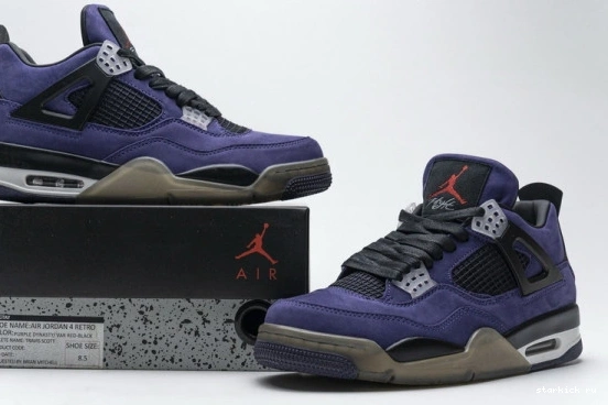 4 Purple Retro Air Travis x Scott AJ4-766302 Jordan AJ4-766302 0322